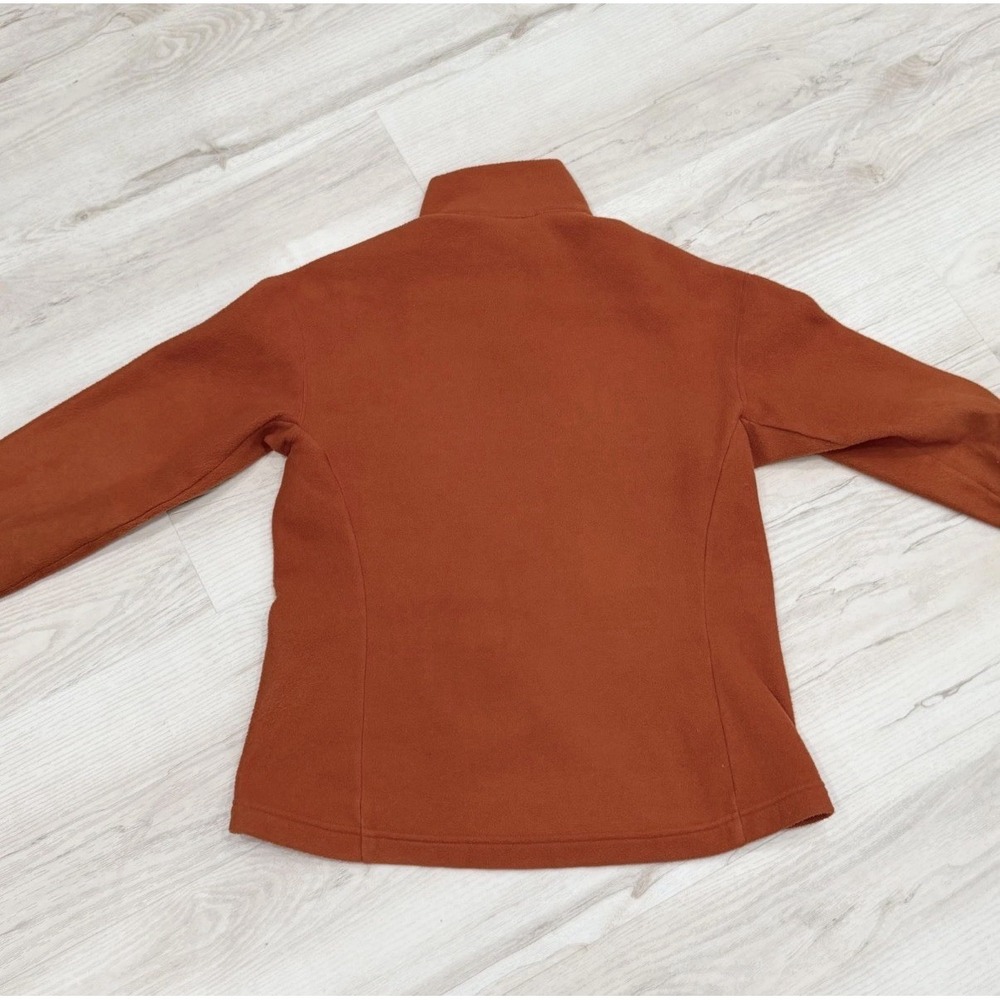 Patagonia Synchilla Jacket Womens Large Orange Fleece Full Zip Outdoor Hiking - Picture 2 of 9